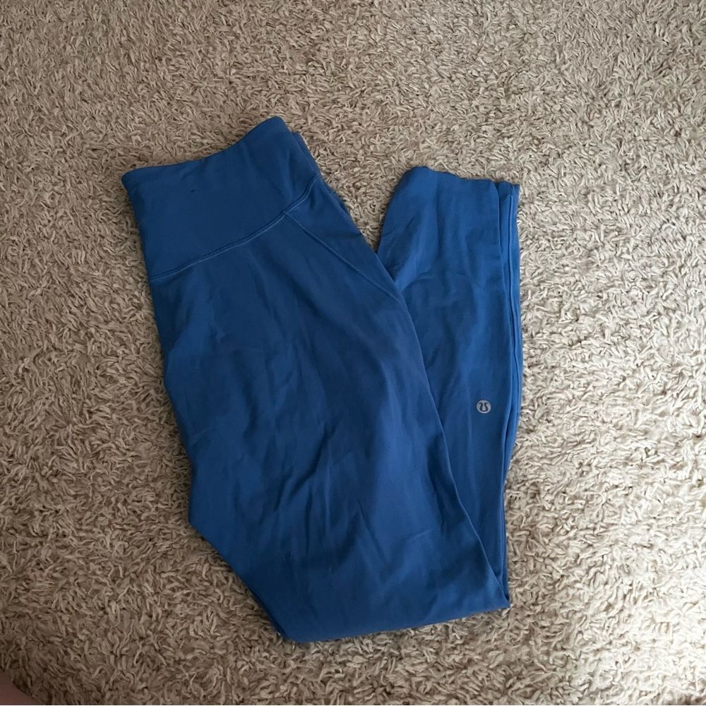 Lululemon Base Pace High-Rise Running Tight 28" *Brushed Nulux Blue Nile size 12